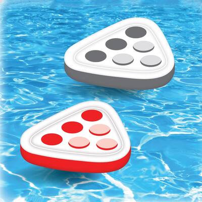 17.75" Inflatable Floating Swimming Pool Pong Game Set - N/A