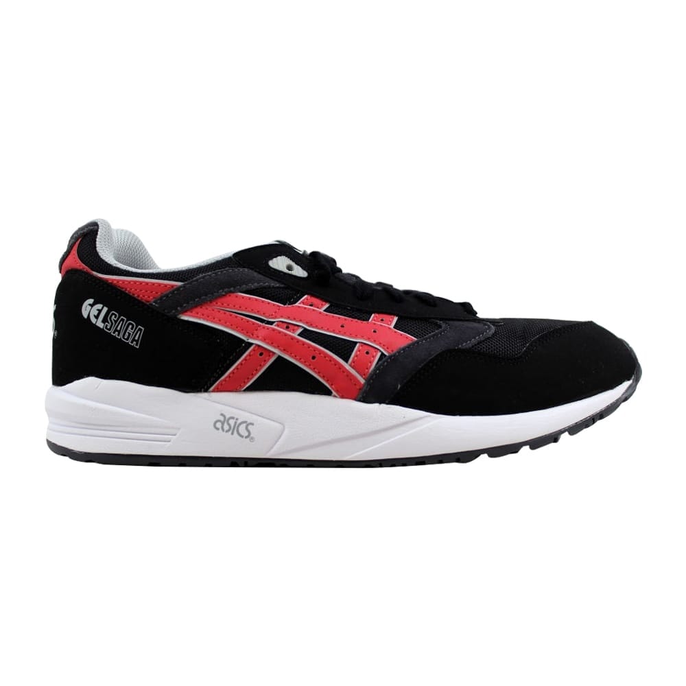 asics gel saga white burgundy