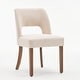 preview thumbnail 74 of 144, Wooden Dining Chairs Set of 2/4/6,Modern Fabric Upholstered Dining Room Chair Kitchen Chairs