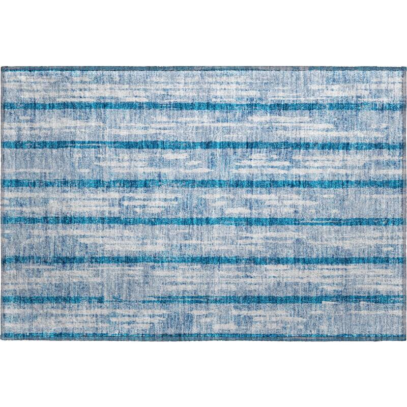 Premium Washable Super Soft Stripe Abrash Mayfield Rug