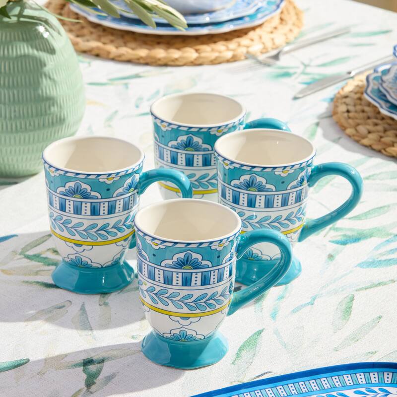 Certified International Porto 14 oz. Mugs, Set of 4