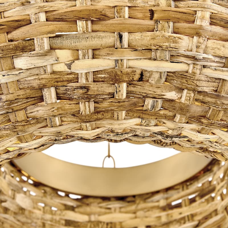 Hinkley Lighting 48423 Sanibel 4 Light 20" Wide LED Pendant with Woven