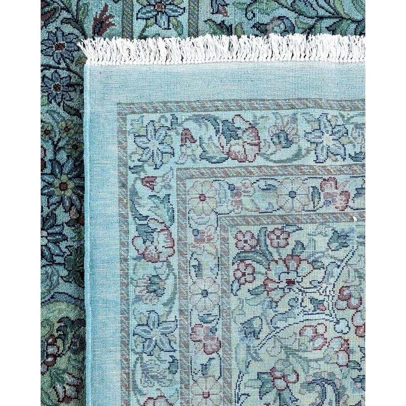 Overdyed, One-of-a-Kind Hand-Knotted Area Rug - Beige - 12' 1" x 17' 10"