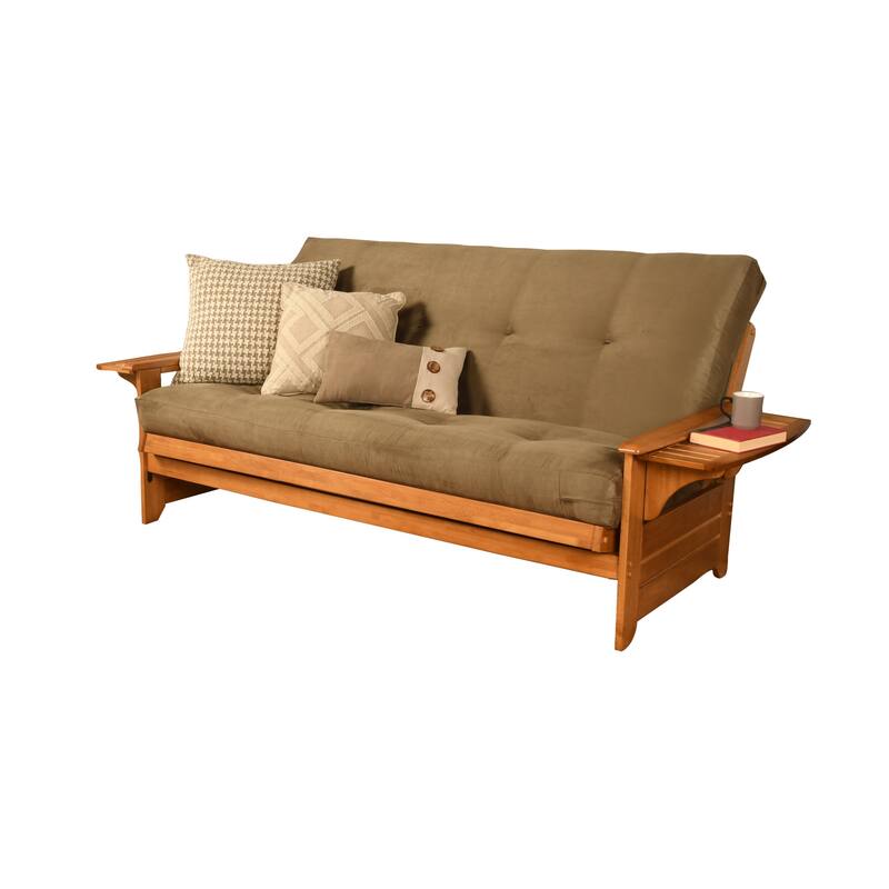 Somette Phoenix Butternut Futon Set with Mattress