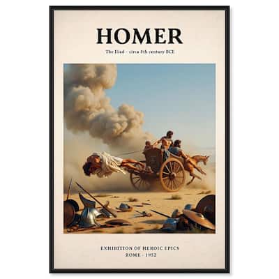 Iliad Illustrated Canvas by Art Remedy