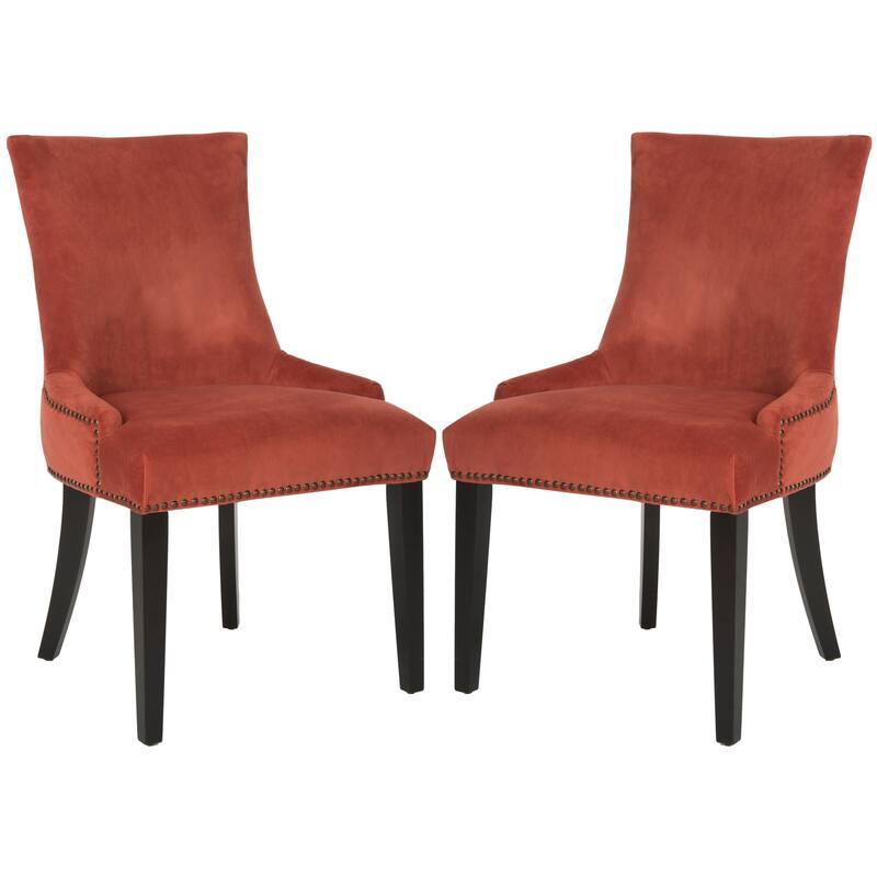 SAFAVIEH Lester Dining Chair (Set of 2) - 24"W x 25"D x 39"H