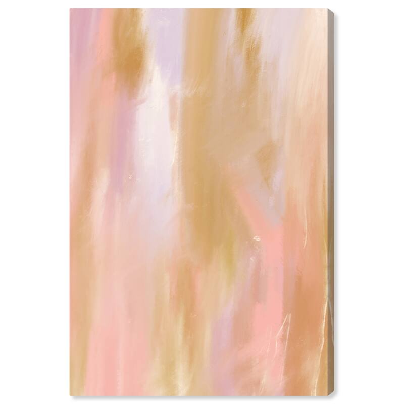 Wynwood Studio Canvas Abstract Makeup Powder Mix Brown and Ochre Modern & Contemporary Wall Art Canvas Print