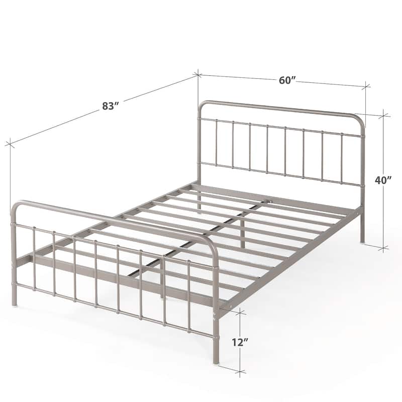 Priage by ZINUS Metal Platform Bed Frame