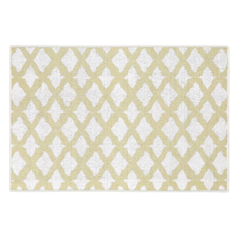 Sussexhome Heavy Duty Ultra Thin Non Slip Washable Cotton Indoor Rug - 2' x 3'