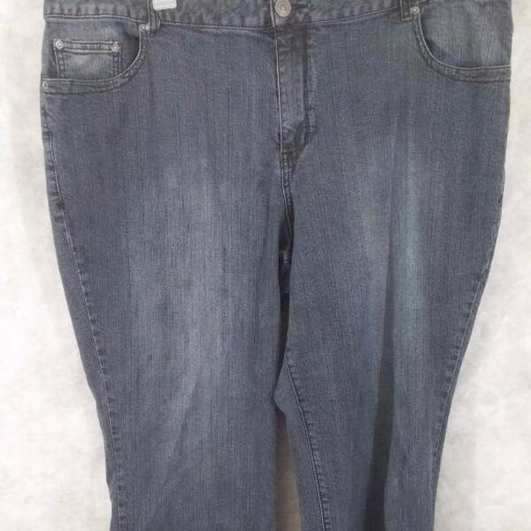 Shop Venezia Jeans Womens Size 24p Petite Blue Gray Wash Denim
