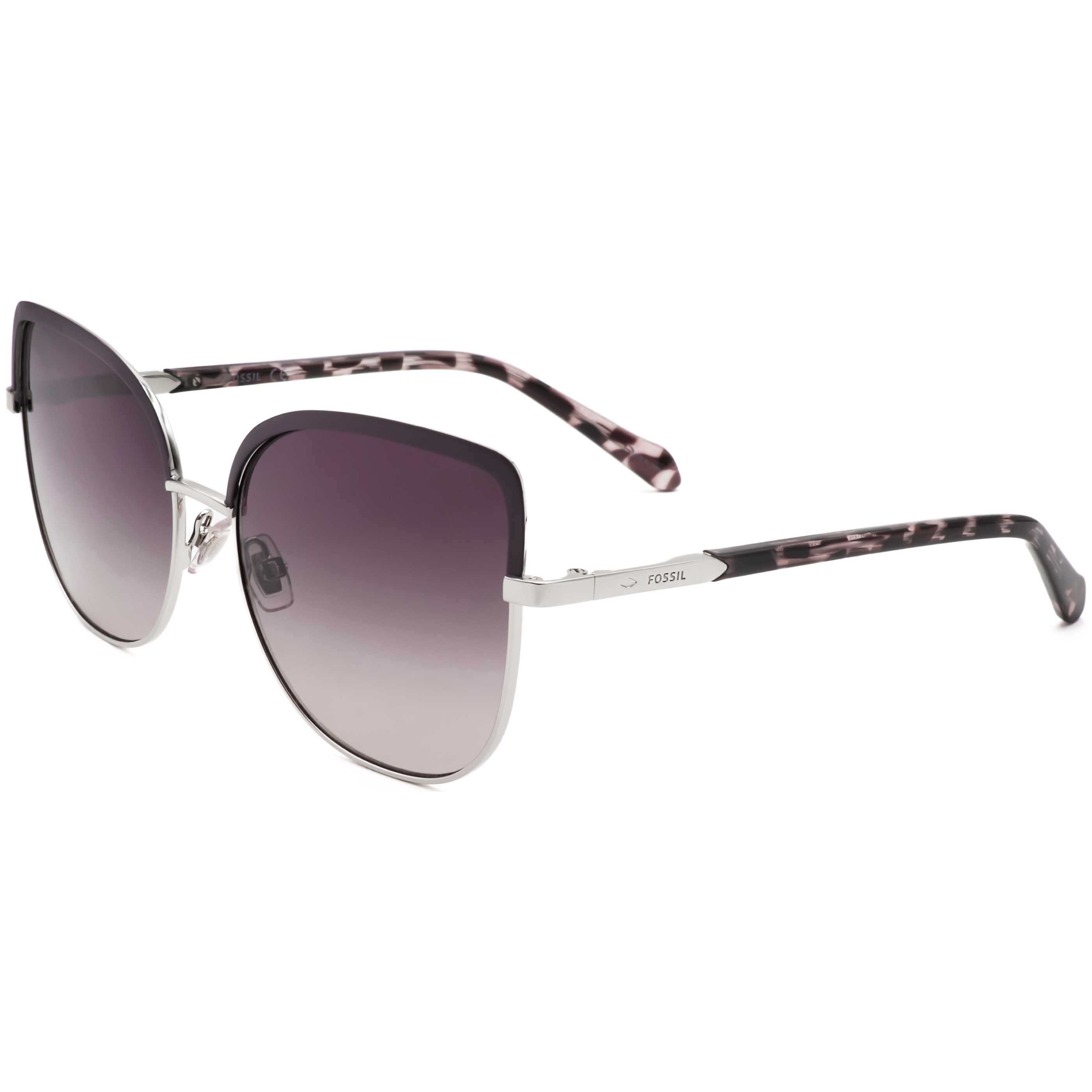Fossil semi cat eye style Sunglasses FOS3126/G/S OG3I Mauve (3X)Burgundy Shaded Fossil Glasses from an Authorized Dealer | EyeOns.com main image 3