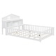 preview thumbnail 41 of 40, Full Size Wood Floor Bed w/ Bookcases ,Guard Rails,Storage Headboards