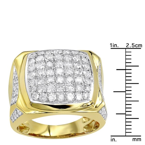 statement mens diamond pinky rings
