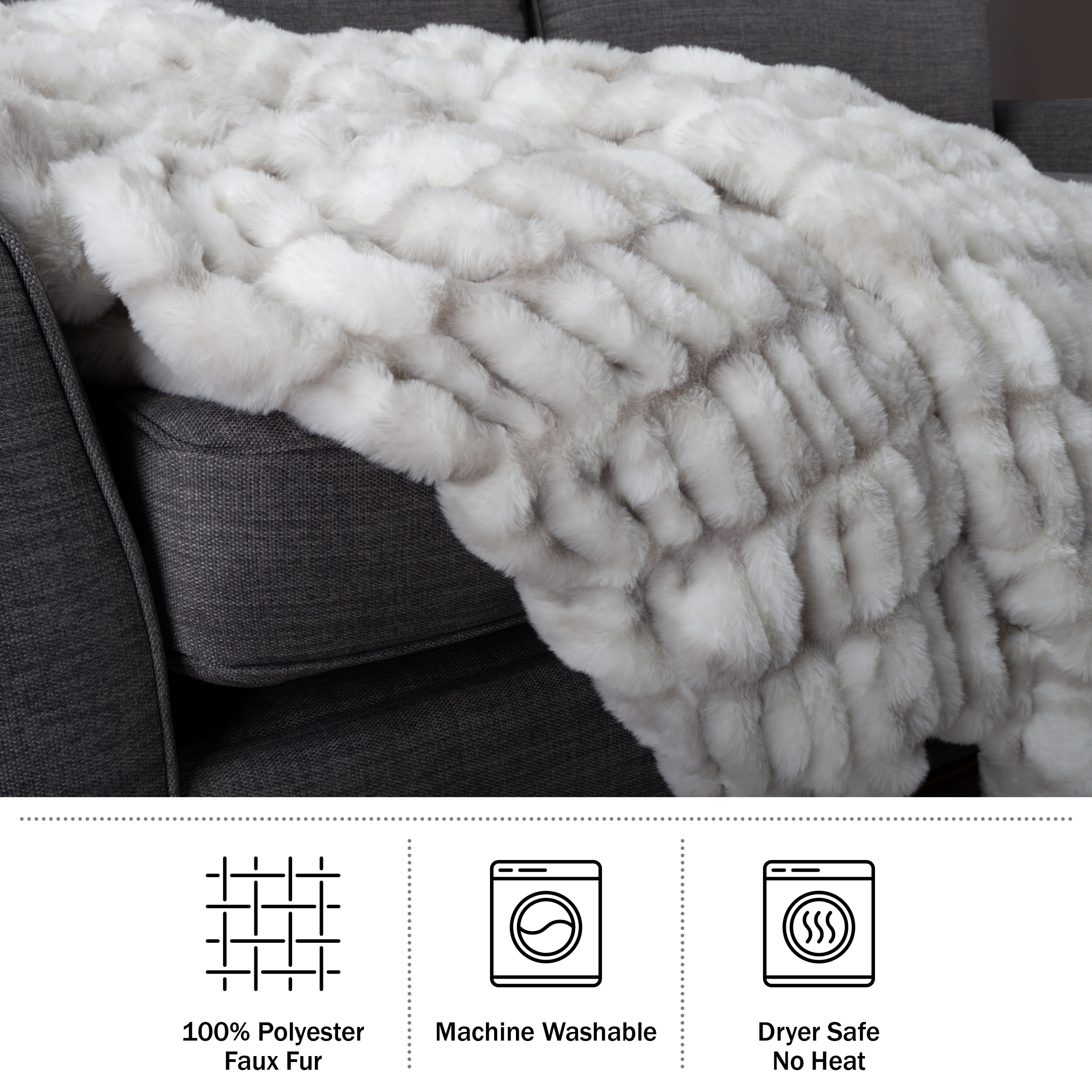 Johanna giant sales faux fur throw