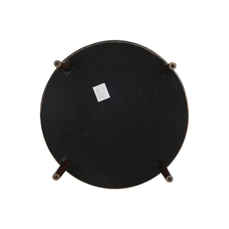 Oversized Full-Grain Genuine Italian Leather Ottoman