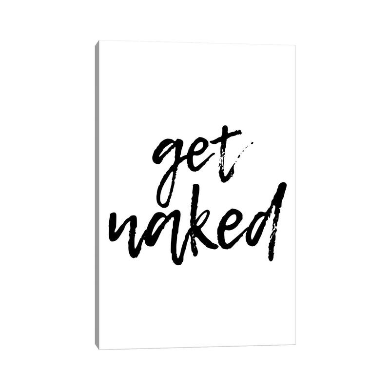 iCanvas "Get Naked" by Pixy Paper Canvas Print
