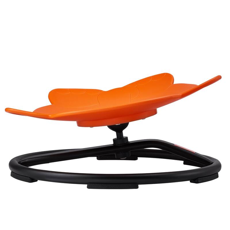 Elephant Shape Plastic Kids Swivel Toy Chair with Non-Slip Metal Base Ideal Gift for Birthday or Christmas