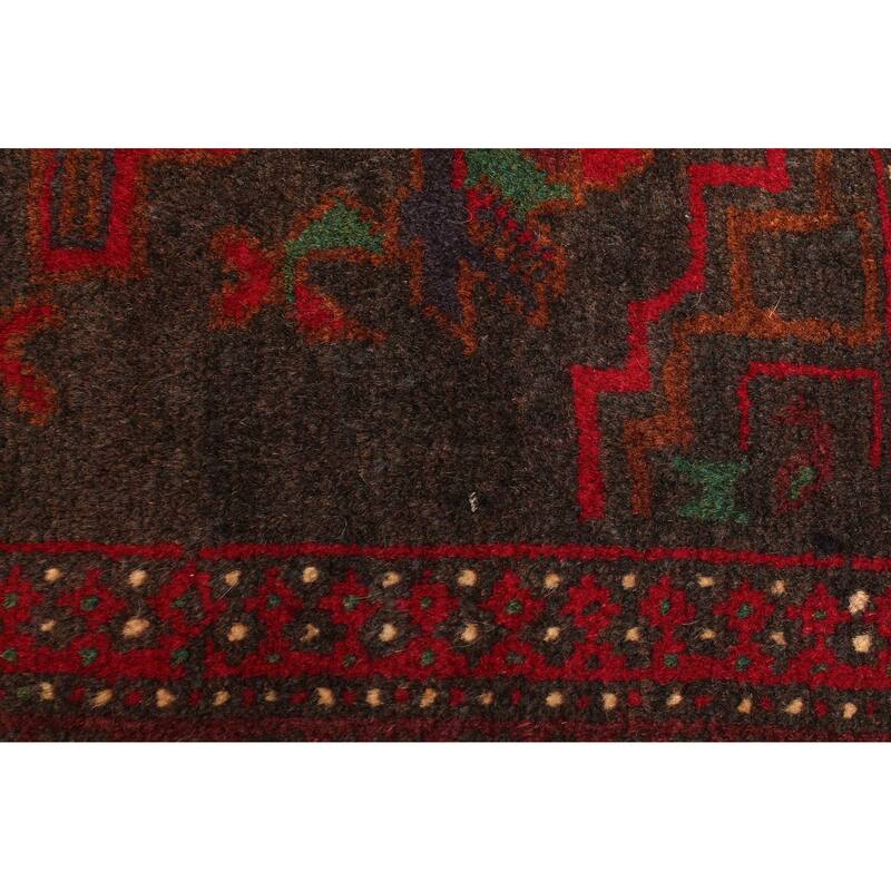 ECARPETGALLERY Hand-knotted Teimani Dark Grey Wool Rug - 3'8 x 5'11