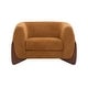 preview thumbnail 6 of 53, Tina Modern Upholstered Boucle Arm Club Chair by Christopher Knight Home