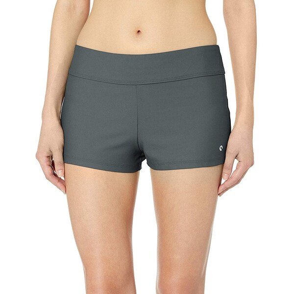 womens grey swim shorts