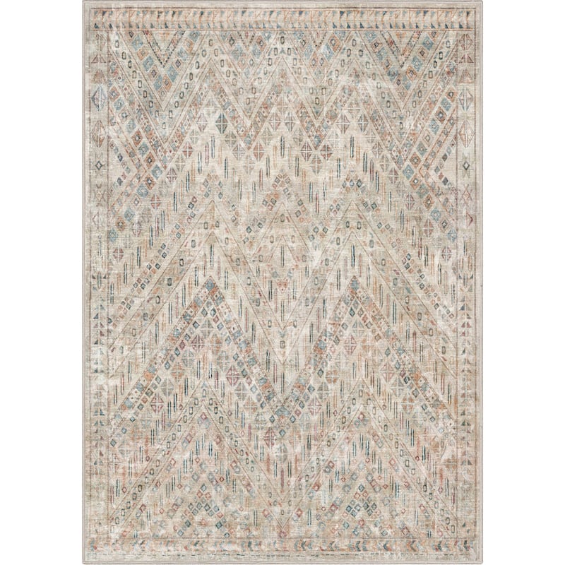 Well Woven Asha Vintage Anya Machine Washable Area Rug