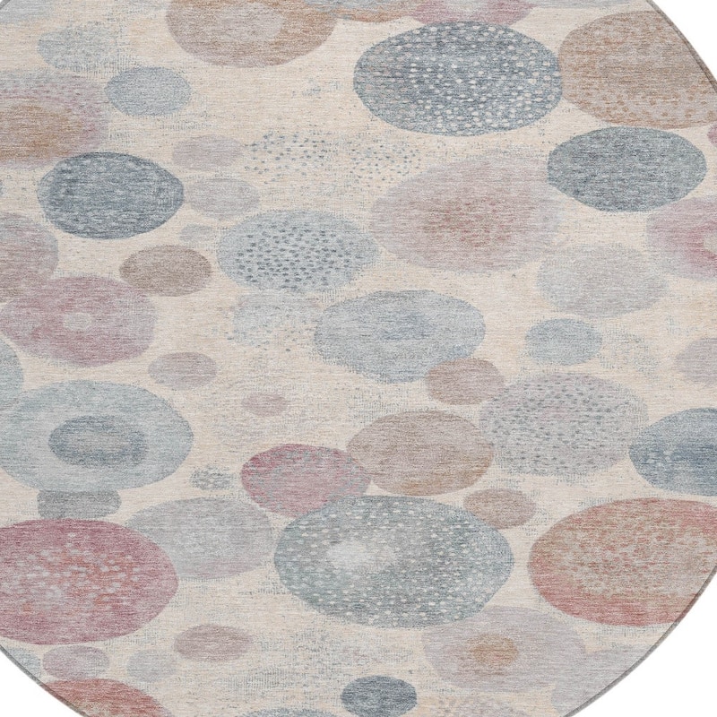 HomeRoots Geometric Transitional Rectangle Outdoor Rug