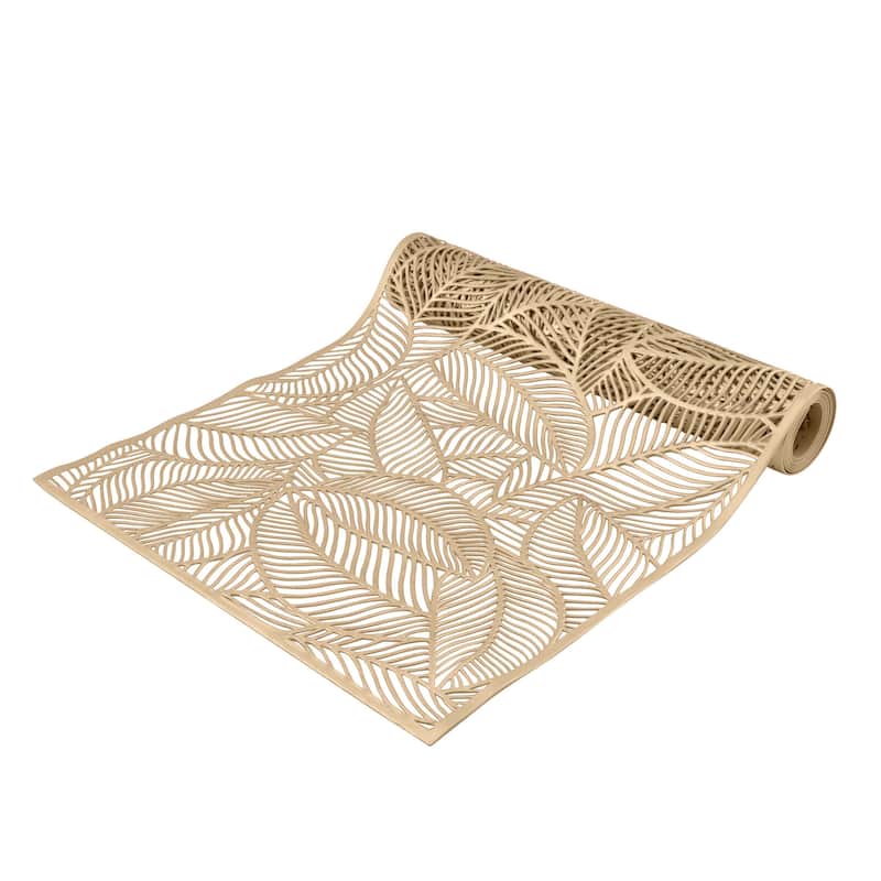 Home Details Leaf Laser Cut Table Runner