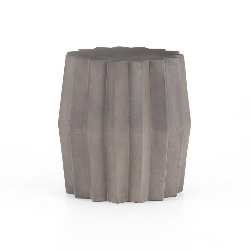 Haven Home Julia Outdoor End Table - Dark Grey - End Table