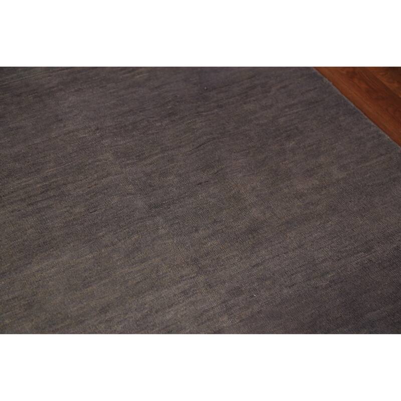 Gabbeh Modern Rug Hand-Knotted Wool Carpet - 3'10" x 5'10"