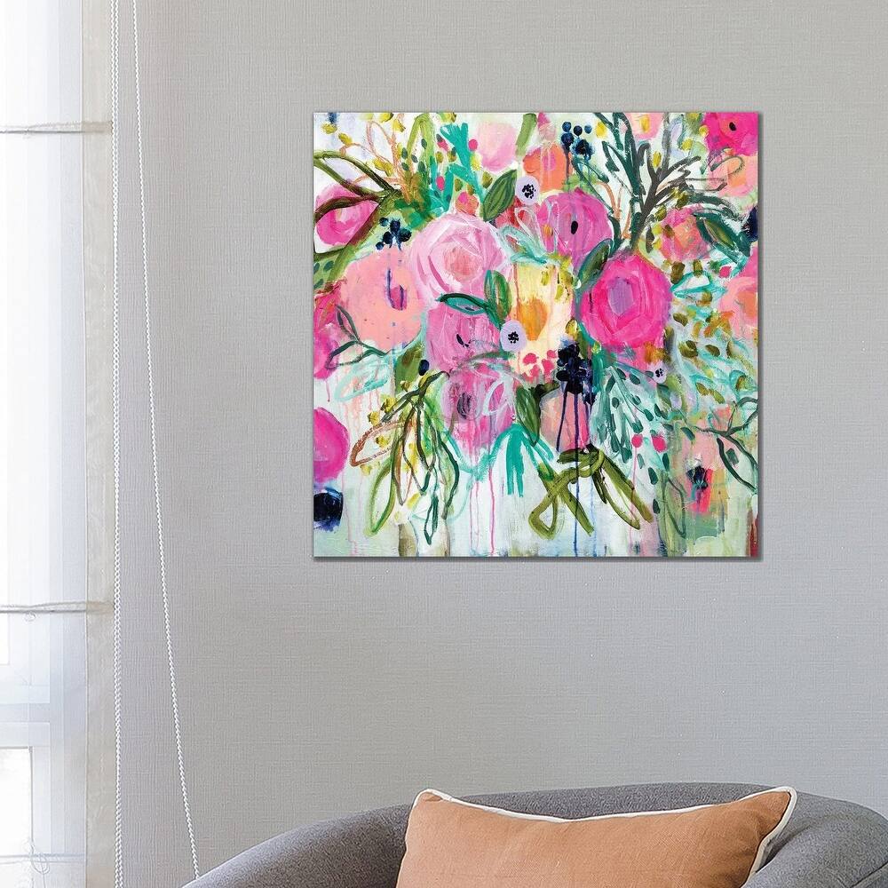 iCanvas "Rose Burst" by Carrie Schmitt Canvas Print