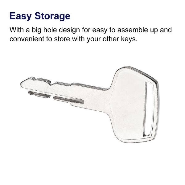 Equipment Key, Machinery Ignition Keys for Tractors (CH12206) 2Pcs