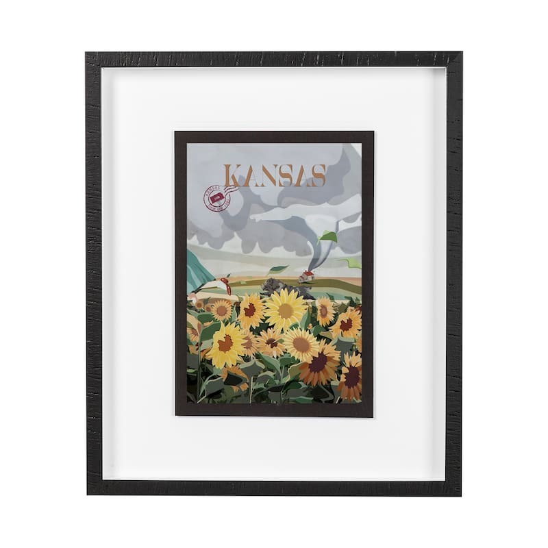 Kansas Go (M) Framed Art Print