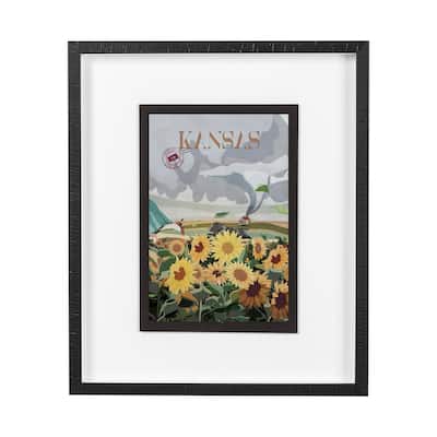 Kansas Go (M) Framed Art Print