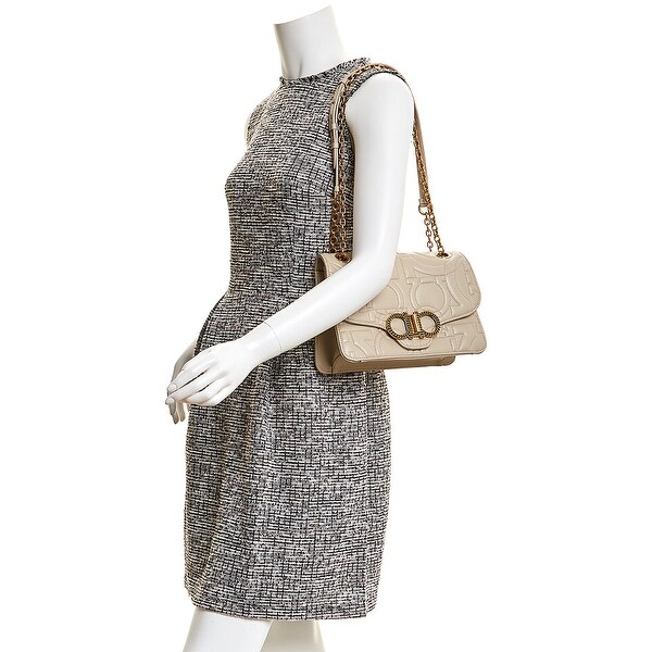 ferragamo quilted gancini flap bag
