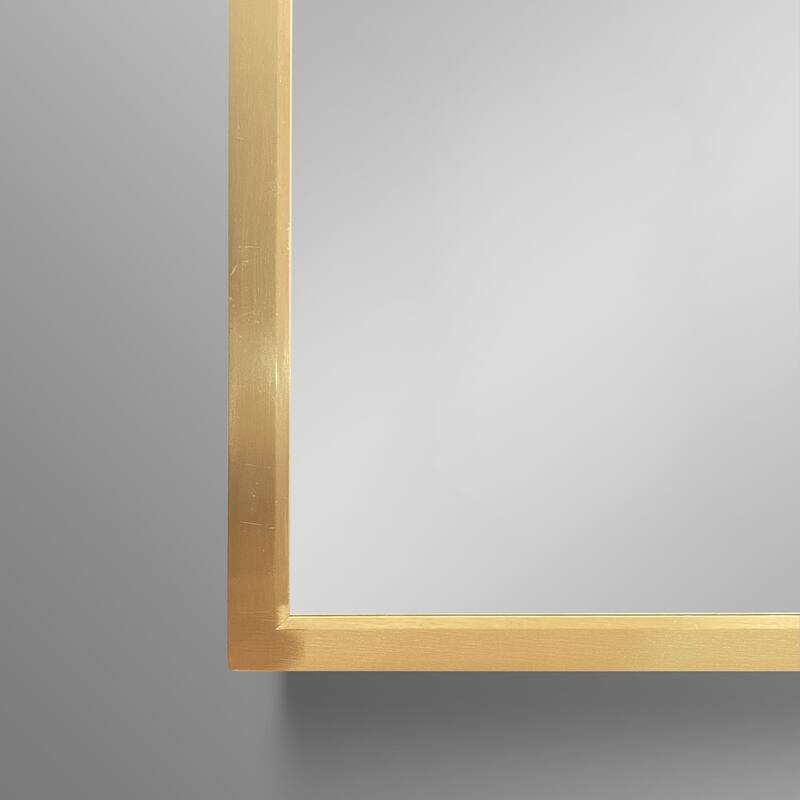 Wall-Mounted or Recessed Bathroom Medicine Cabinet with Mirror, White Iron Powder Material, Removable Shelves - 4.9X16 in
