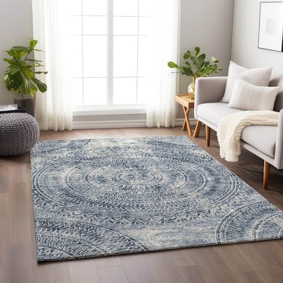 Premium Washable Super Soft Boho Medallion Mayfield Rug