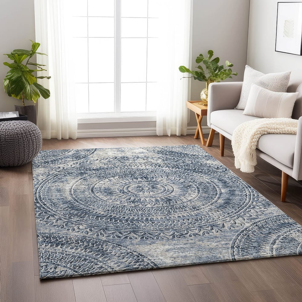 Premium Washable Super Soft Boho Medallion Mayfield Rug