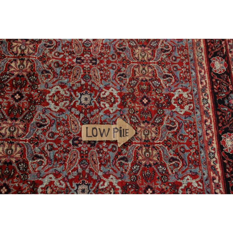 Vegetable Dye Senneh Accent Rug Handmade Wool Carpet - 3'4" x 5'0"