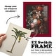 preview thumbnail 14 of 137, UA CH British Palms III -Framed Print w/glass-Cherry Red