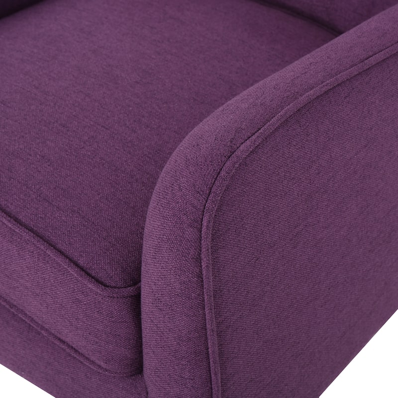 25" Button Tufted Arm Chair