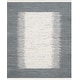 preview thumbnail 98 of 159, SAFAVIEH Handmade Flatweave Montauk Nevyana Cotton Rug 6' x 9' - Ivory/Grey