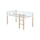 preview thumbnail 8 of 7, Twin Loft Bed with 8-Slat Support & Guardrails