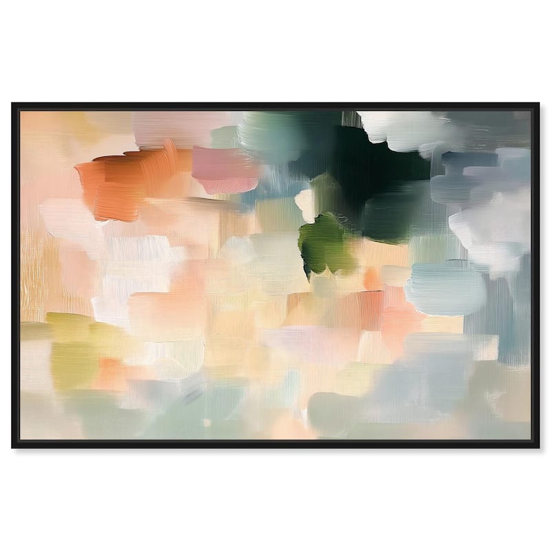 Dreamlike Hues II Canvas by Art Remedy - 24" x 16" - Black