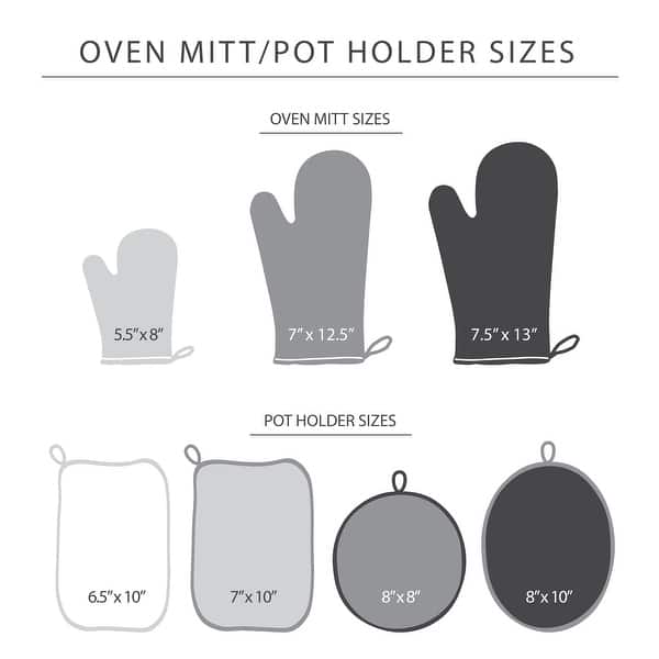 Kitchenaid Ribbed Soft Silicone Oven Mitt Set Set Of 2 7 X13 Overstock 32254522