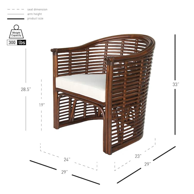 NPD Furniture Knox Rattan Tub Chair