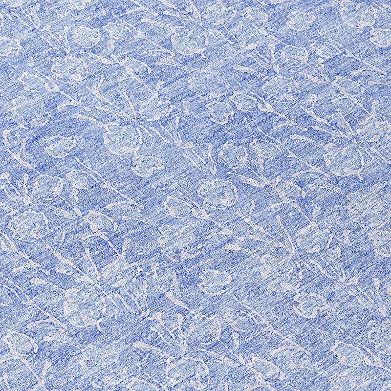 Machine Washable Indoor/ Outdoor Chantille Modern Floral Impressions Rug