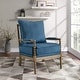 preview thumbnail 36 of 41, Fletcher Spindle Chair in Fabric with Brushed Charcoal Finish