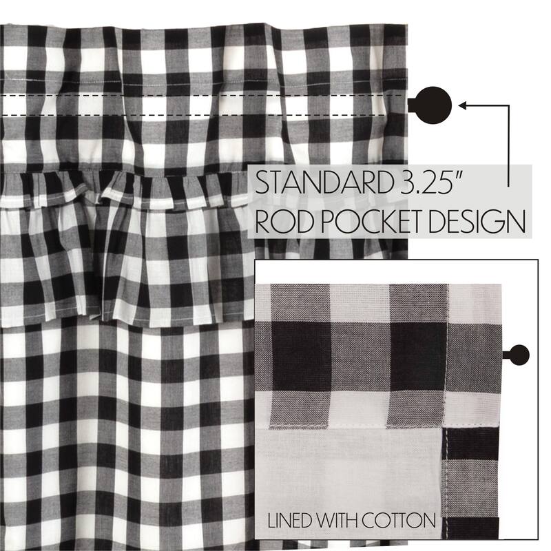 Annie Buffalo Check Ruffled Tier Set of 2