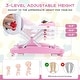 preview thumbnail 20 of 49, 6 in 1 Foldable Baby Walker with Adjustable Height - 28" L x 24" W x 19.5" H