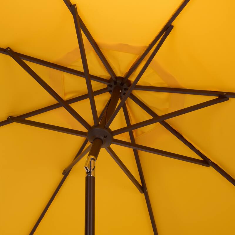 SAFAVIEH Outdoor Living Torsa 9ft Crank Umbrella